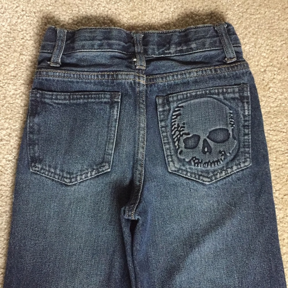 Cherokee Skull Pocket Jeans, size 7